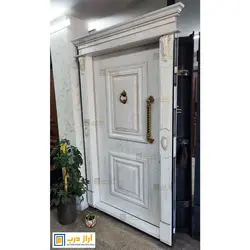 درب ضد سرقت رویه بلوط مدل دوقاب - تولید کننده درب ضد سرقت