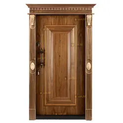 درب ضد سرقت گردو برجسته مدل تک قاب آراز - تولید کننده درب ضد سرقت