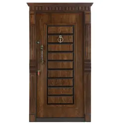 درب ضد سرقت راش برجسته مدل ده قاب - تولید کننده درب ضد سرقت