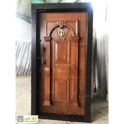 درب ضد سرقت راش برجسته مدل محراب - تولید کننده درب ضد سرقت