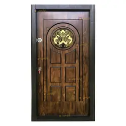 درب ضد سرقت راش برجسته مدل توسکا - تولید کننده درب ضد سرقت