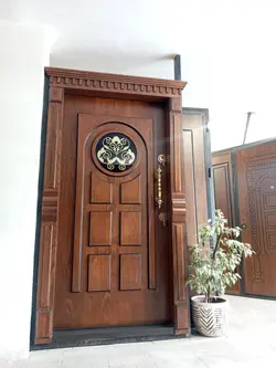 درب ضد سرقت راش برجسته مدل توسکا - تولید کننده درب ضد سرقت