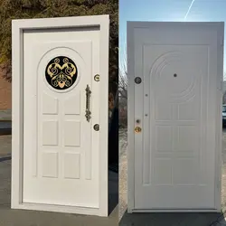 درب ضد سرقت راش برجسته مدل توسکا - تولید کننده درب ضد سرقت