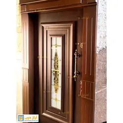 درب ضد سرقت راش برجسته مدل ونوس گلاس - تولید کننده درب ضد سرقت