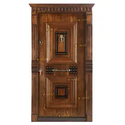 درب ضد سرقت راش برجسته مدل آبنوس - تولید کننده درب ضد سرقت