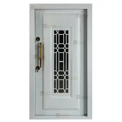 درب ضد سرقت رویه فلز مدل شش ضلعی گلاس - تولید کننده درب ضد سرقت