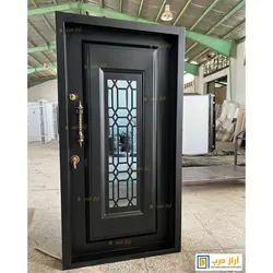 درب ضد سرقت رویه فلز مدل شش ضلعی گلاس - تولید کننده درب ضد سرقت