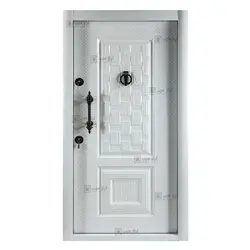 درب ضد سرقت رویه فلز مدل دو قاب حصیری - تولید کننده درب ضد سرقت