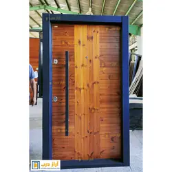 درب ضد سرقت ترمو وود مدل آلفا - تولید کننده درب ضد سرقت