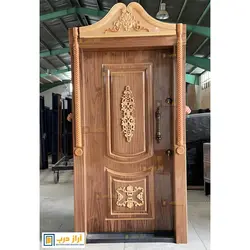 درب ضد سرقت گردو برجسته مدل ماندانا - تولید کننده درب ضد سرقت