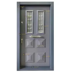 درب ضد سرقت مدرن مدل میترا گلس - تولید کننده درب ضد سرقت