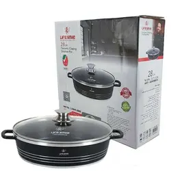 ماهیتابه لایف اسمایل مدل LUSHR-28BB قطر 28 سانتی متر - فروشگاه لوازم خانگی رویال