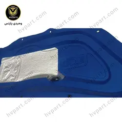نمد عایق کاپوت 207 قرمز آبی مشکی فویل دار به همراه خار