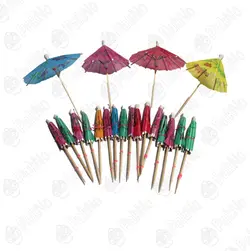 چتر فانتزی کوچک مخصوص تزئین دسر ( 31عددی)