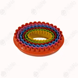 کاتر پلاستیکی بیضی 6 عددی