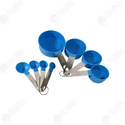 پیمانه دسته استیل سیلیکونی (8 عددی)