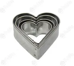 کاتر برش استیل قلب (4تایی)