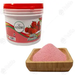 پودر ژله توت فرنگی سطل 3 کیلویی