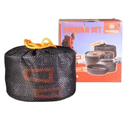 ست ظروف کوهنوردی و کمپینگ دونفره کمپسور| campsor cooking set