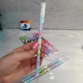 روان نویس خودکار حرارتی پاک کن دار پاک شونده با جوهر آبی طرح بی تی اس بی تی 21 bts bt21