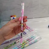 روان نویس خودکار حرارتی پاک کن دار پاک شونده با جوهر آبی طرح بی تی اس بی تی 21 bts bt21