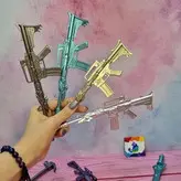 روان نویس خودکار طرح اسلحه تفنگ m4 در چهار رنگ