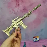 روان نویس خودکار طرح اسلحه تفنگ m4 در چهار رنگ