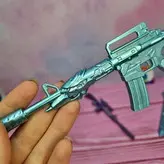 روان نویس خودکار طرح اسلحه تفنگ m4 در چهار رنگ