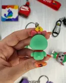 جاکلیدی جاسوئیچی سیلیکونی وارداتی طرح عروسک سبز
