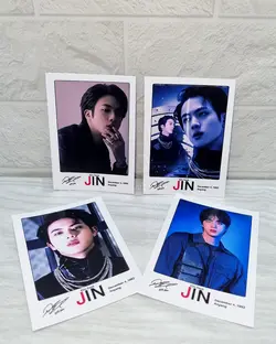 پولاروید فوتو کارت عکس آویز طرح بی تی اس سایز 7 و نیم در 9 جین