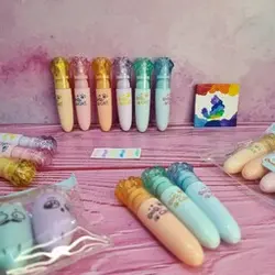 هایلایتر علامت گذار طرح پنجه گربه 6 رنگ پاستلی