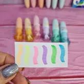 هایلایتر علامت گذار طرح پنجه گربه 6 رنگ پاستلی