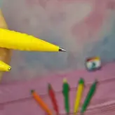 مداد نوکی اتود طرح سبزیجات ذرت زرد