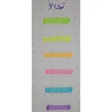 ماژیک هایلایتر علامت گذار پک 6 عددی طرح تدی در 6 رنگ فسفری