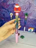 خودکار روان نویس آکواریومی کریسمس در 4 رنگ با جوهر آبی