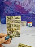 برچسب کارت استیکر کارت بانکی کارت مترو کارت اتوبوس کارت مخملی سه بعدی برجسته اکلیلی طرح پول دلار اسکناس ریال تومان