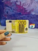 برچسب کارت استیکر کارت بانکی کارت مترو کارت اتوبوس کارت مخملی سه بعدی برجسته اکلیلی طرح پول دلار اسکناس ریال تومان