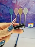 روان نویس طرح راکت بدمینتون در 4 رنگ با جوهر آبی