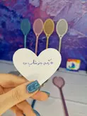 روان نویس طرح راکت بدمینتون در 4 رنگ با جوهر آبی