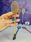 روان نویس طرح راکت بدمینتون در 4 رنگ با جوهر آبی