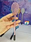 روان نویس طرح راکت بدمینتون در 4 رنگ با جوهر آبی