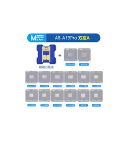 ست شابلون  مگنتی 10ورق سی پی یو آیفون MaAnt C1