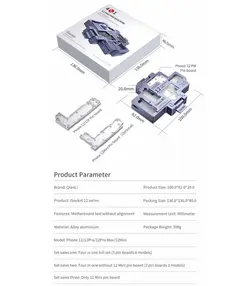 فیکسچر طبقات و تستر برد آیفون QIANLI ISOCKET 12-12PRO-12MINI-12PROMAX