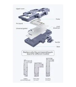 فیکسچر طبقات و تستر برد آیفون QIANLI ISOCKET 12-12PRO-12MINI-12PROMAX