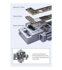 فیکسچر طبقات و تستر برد آیفون QIANLI ISOCKET 12-12PRO-12MINI-12PROMAX