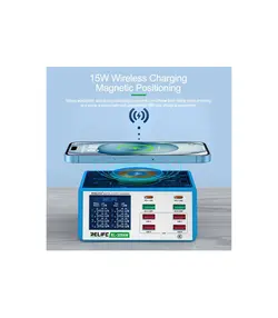 مولتی شارژر 8 پورت وایرلس دار ریلایف RELIFE RL-309AW