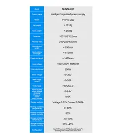 منبع تغذیه و دستگاه جوش و شورت کیلر و مولتی شارژر سانشاین SUNSHINE P1 Pro Max