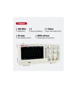 اسیلوسکوپ 200 مگاهرتز و 2 کانال یونیتی UNI-T UTD2202 CEX PLUS