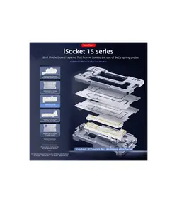 فیکسچر طبقات و تستر برد آیفون QIANLI ISOCKET 15-15PRO-15PLUS-15PROMAX