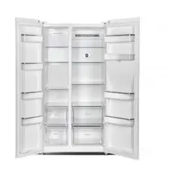 یخچال فریزر ساید بای ساید ایکس ویژن مدل TS666-ASD استیل
